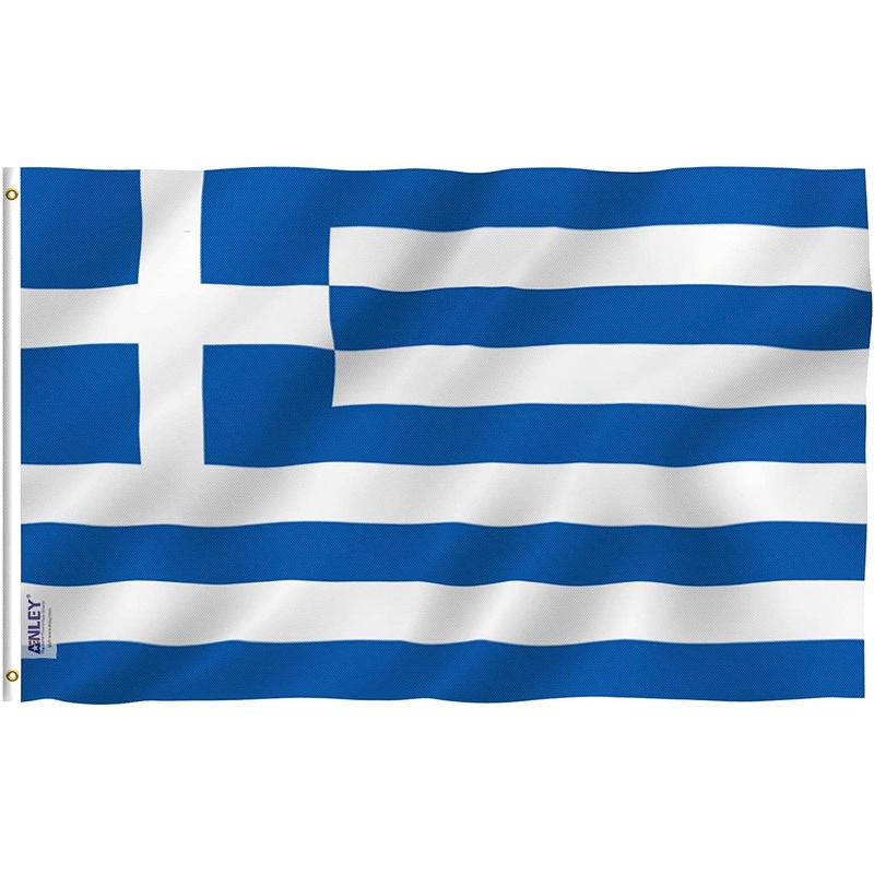 Anley – Greece Polyester Flag – 3′ x 5′