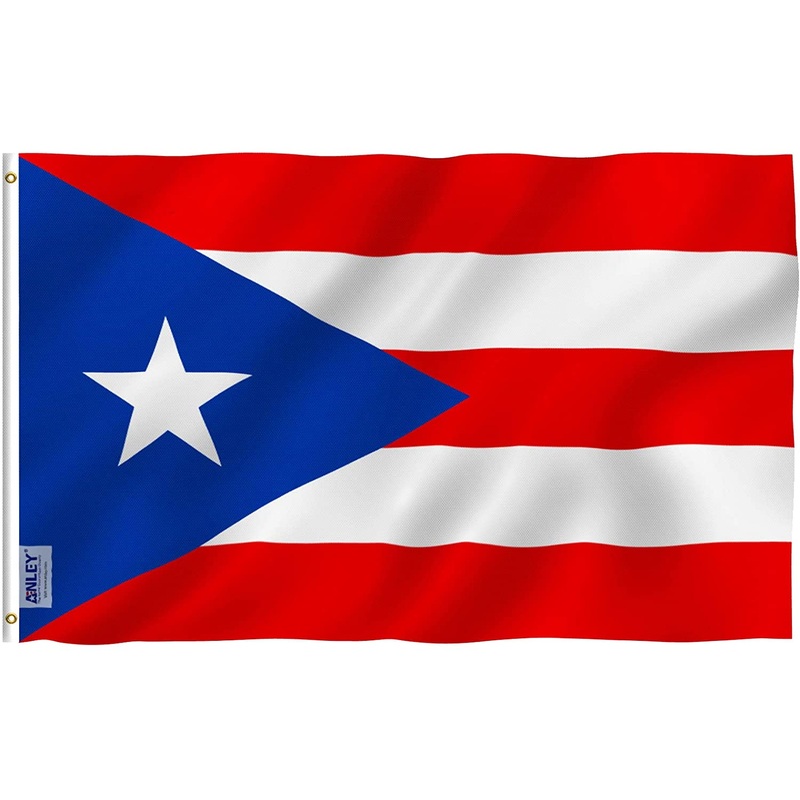 Anley – Puerto Rico Polyester Flag – 3′ x 5′