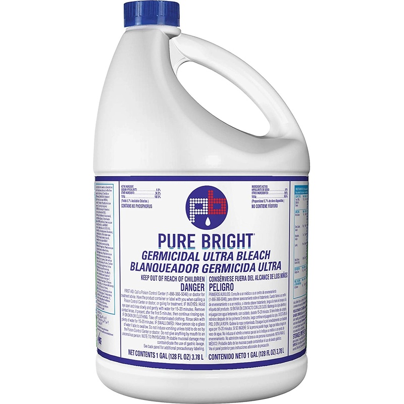 PureBright Germicidal Bleach – Case of 3 (128oz)