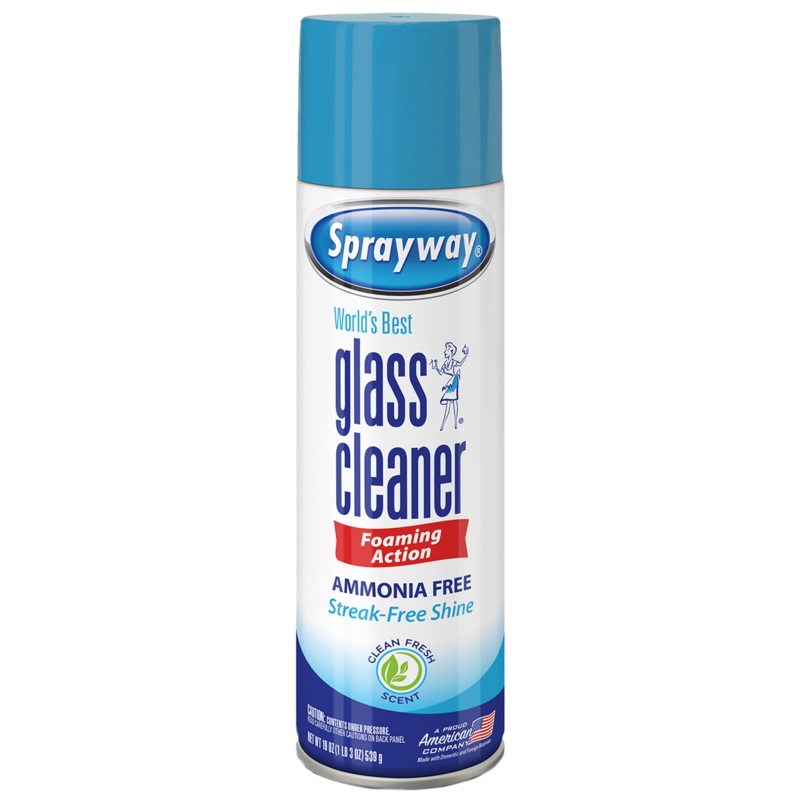 Sprayway – World’s Best Glass Cleaner(Foaming Action) – 19oz.