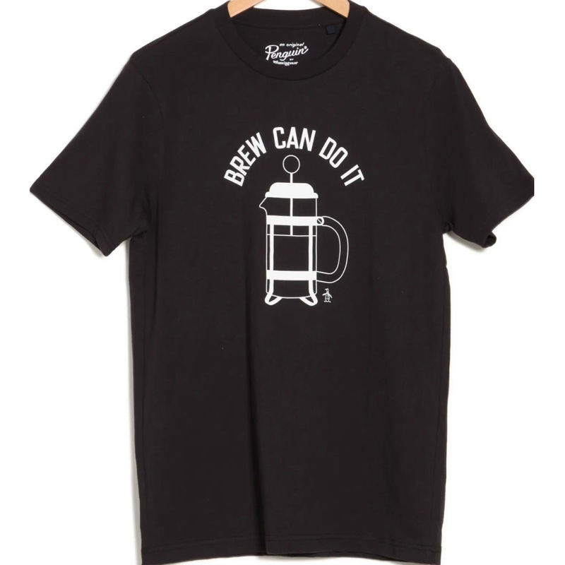 An Original Penguin Men’s BREW CAN DO IT Graphic Shirt
