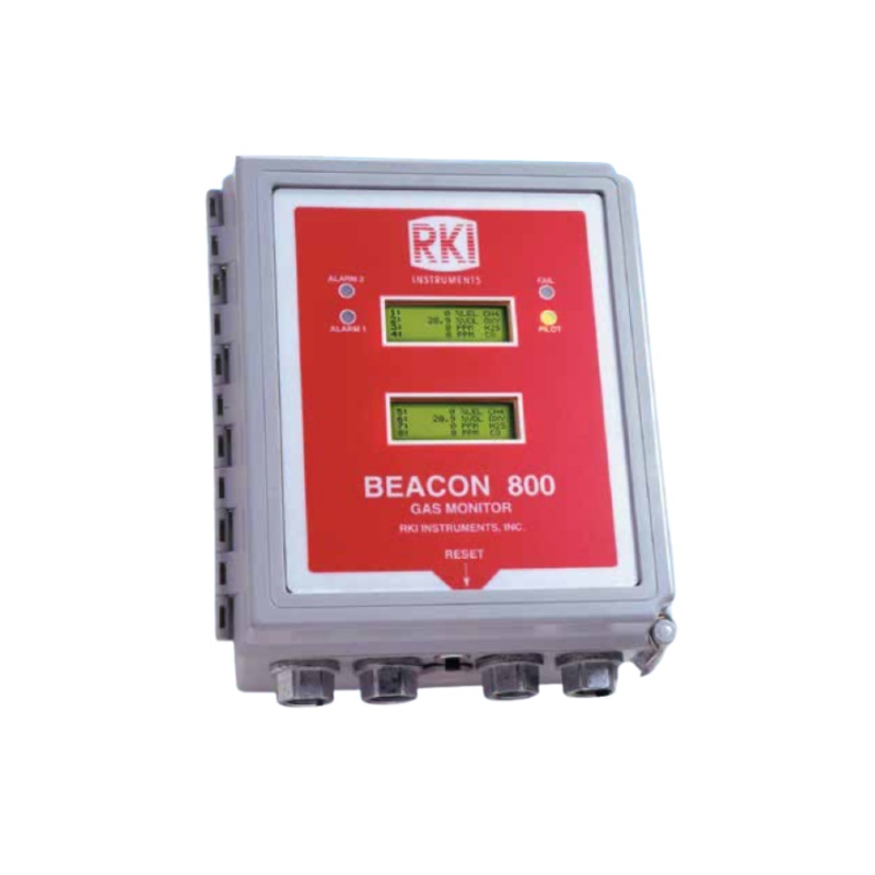 Beacon 800 Eight Channel Wall Mount Controller by RKI Instruments