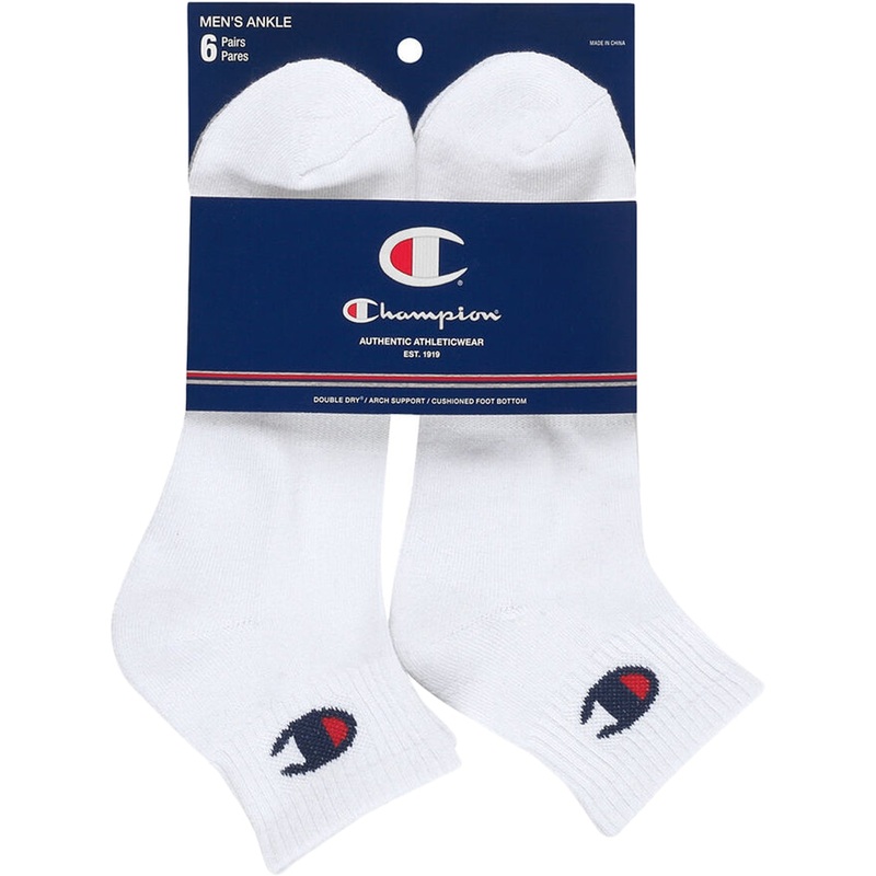 Champion – Men’s Ankle 6-Pairs