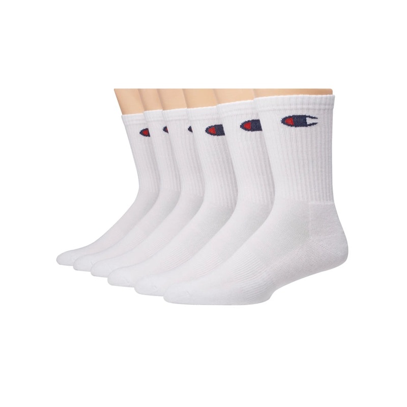 Champion – Men’s Crew 6-Pairs, White