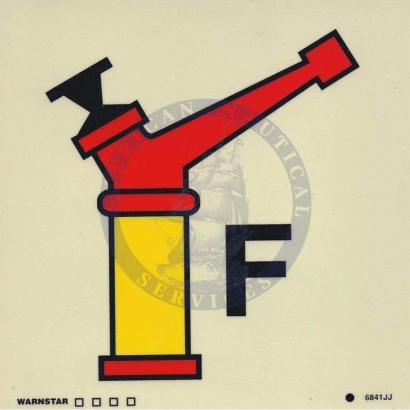 IMO Fire Control Symbol: Foam Monitor