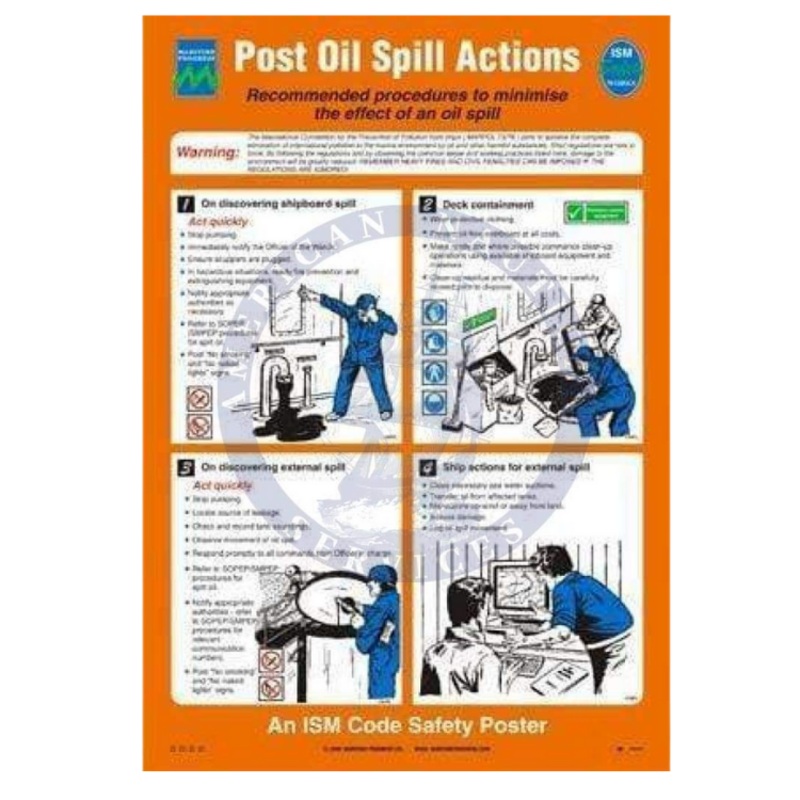 Poster – Post Oil Spill Actions