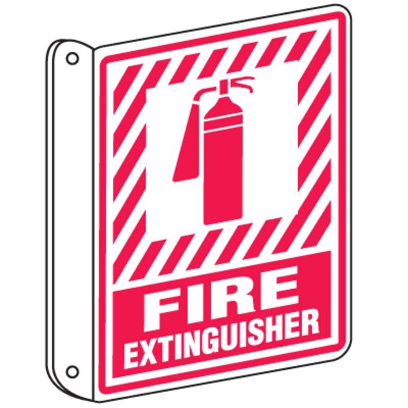 Fire Extinguisher 2-Way View – Fire Safety Signs