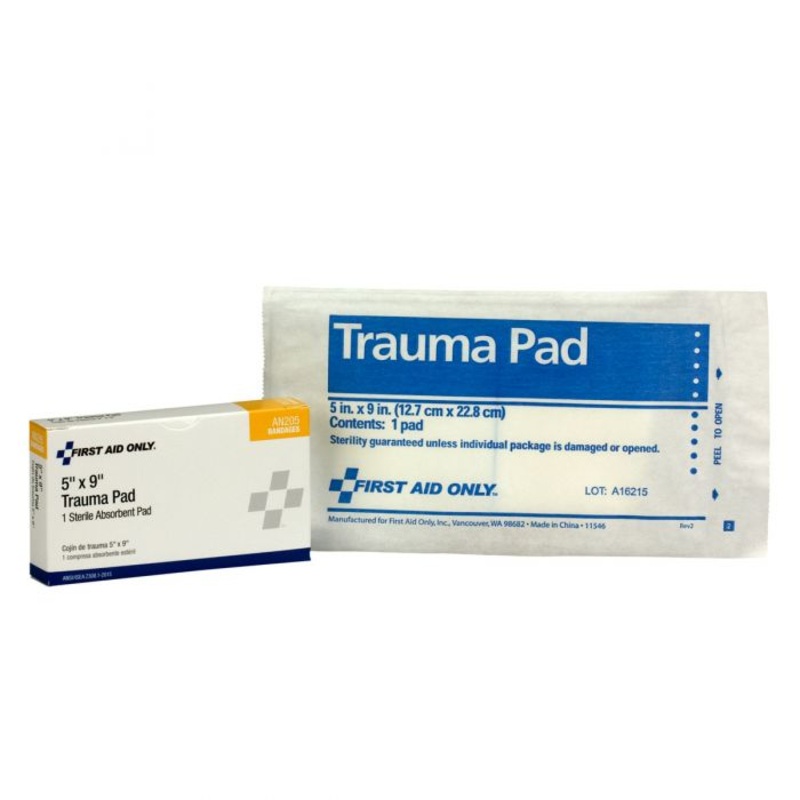 First Aid Only – 5X9 Trauma Pad, 1 Per Box