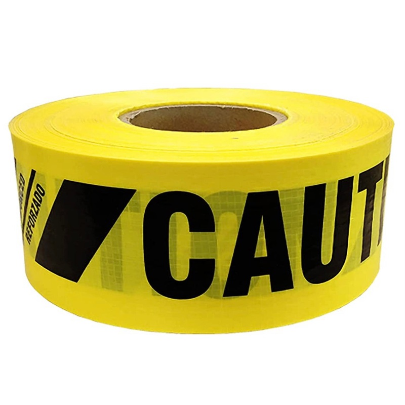 PRESCO Reinforced Caution/Cuidado Barricade Tape