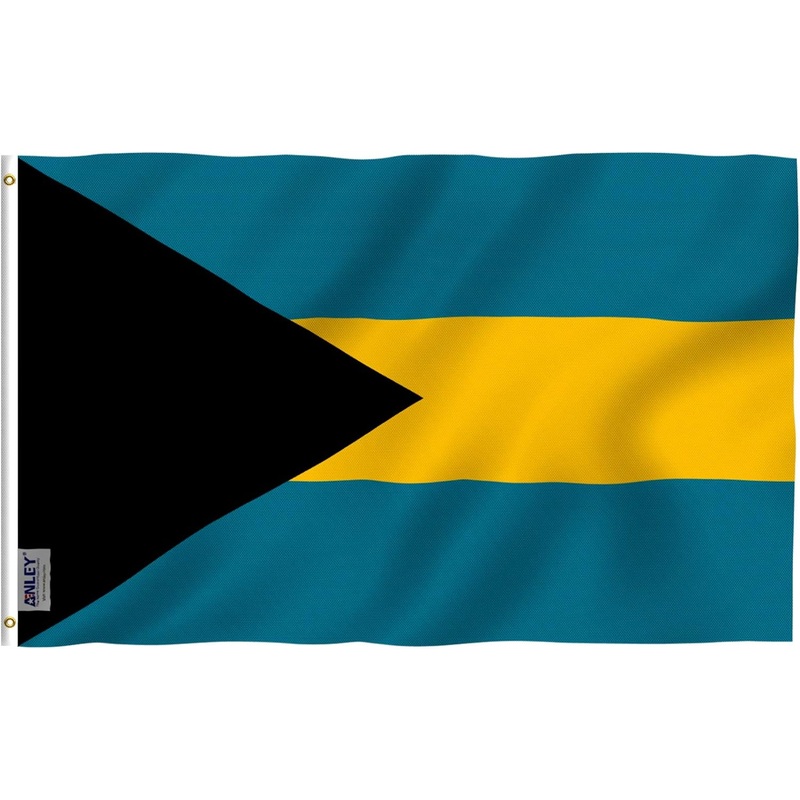 Anley – Bahamas Country Polyester Flag – 3′ x 5′