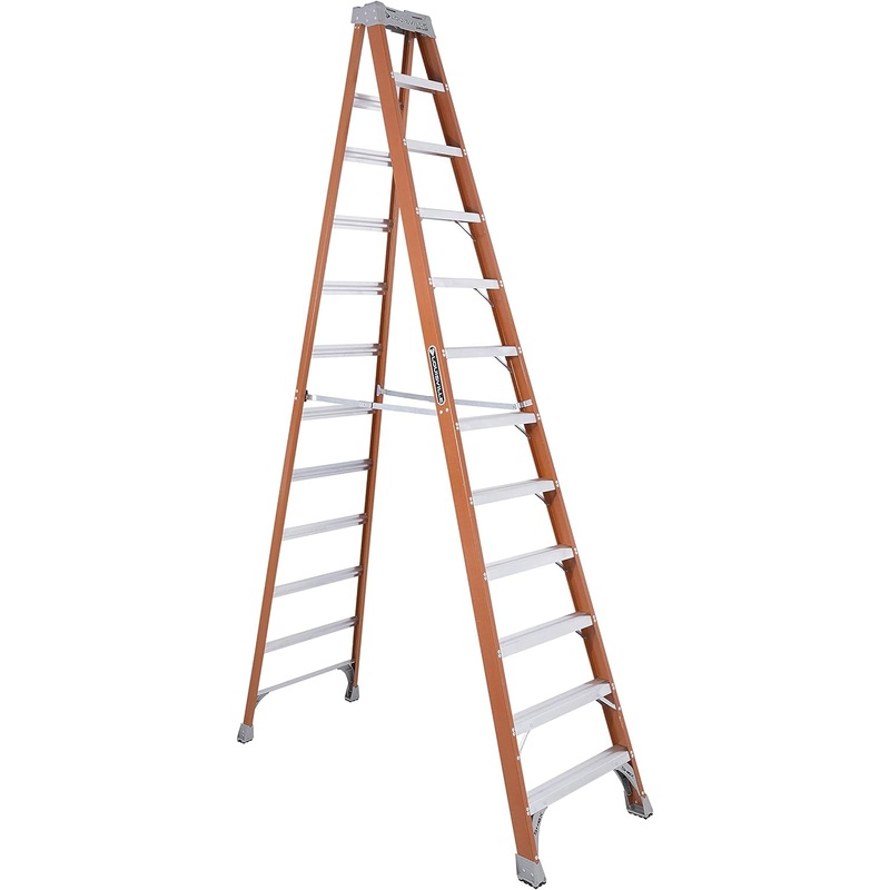 Ladder 12-Foot Fiberglass Ladder, 300-Pound Capacity – Type 1A