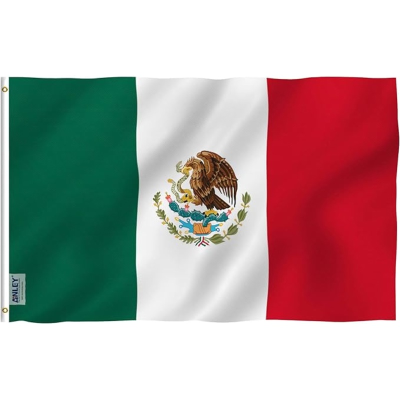 Anley – Mexico Polyester Flag – 3′ x 5′