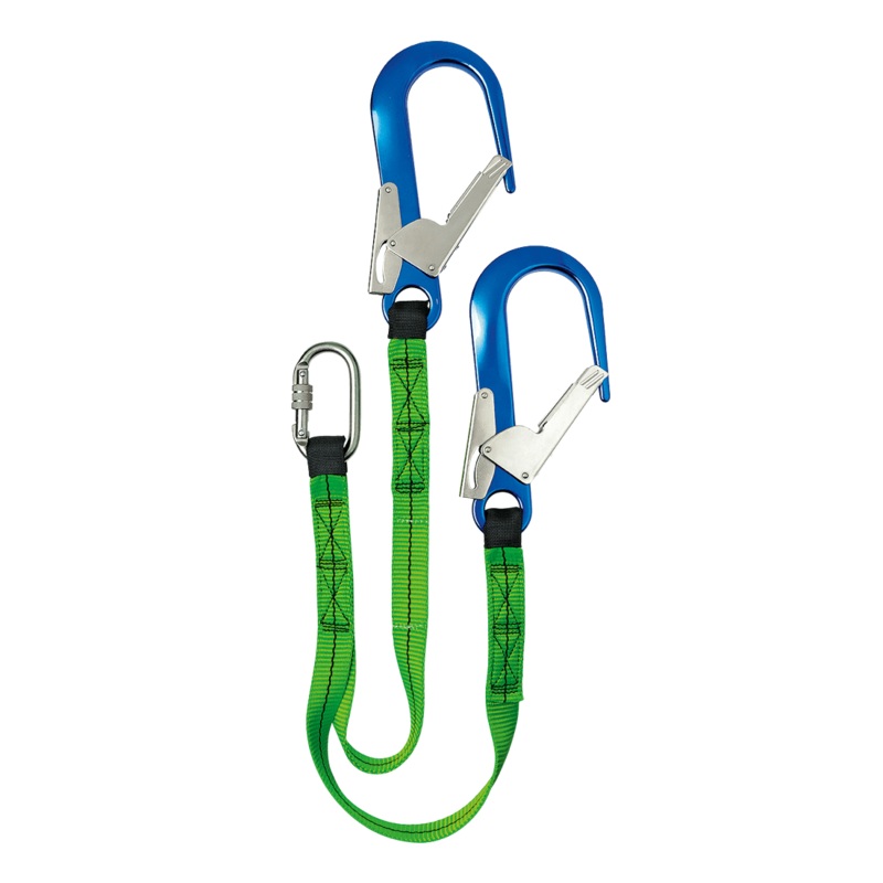 FORKED WEBBING LANYARD WITH 3 KARABINERS