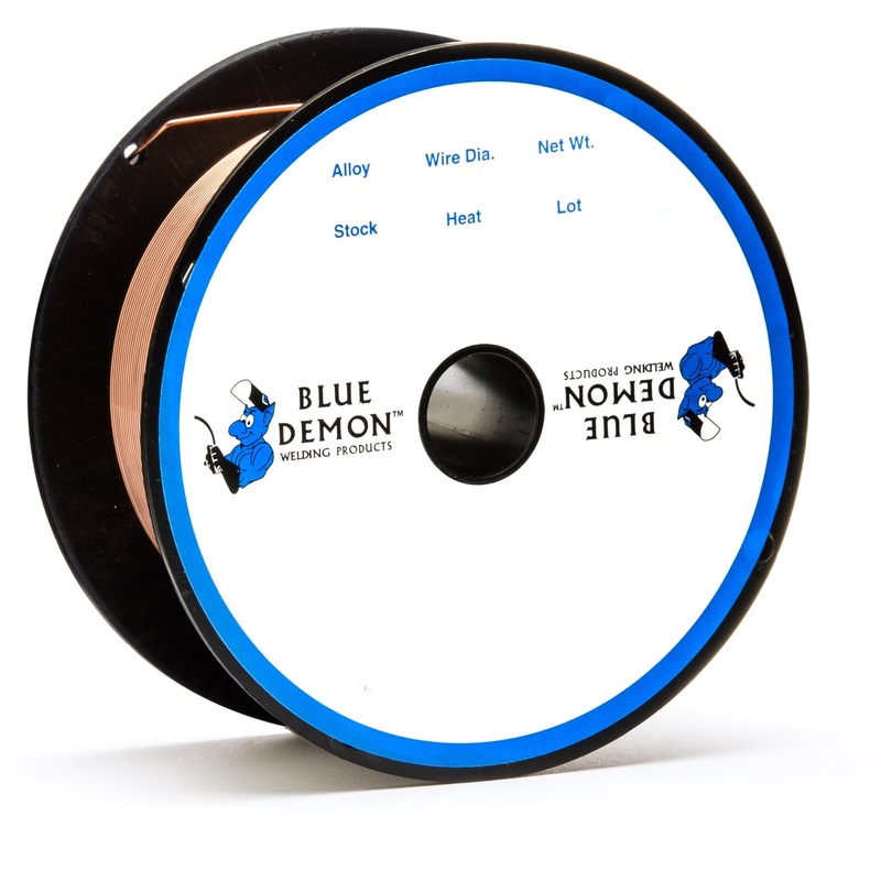 ER70S-6 X .023 X 2 lb Spool carbon steel welding wire (10/EA Master) – Blue Demon
