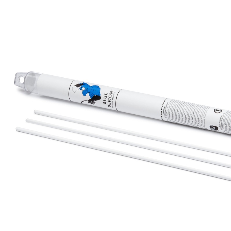 RBCuZn-C X 1/16in X 18in X 1 lb Tube (Low Fuming Bronze Flux Coated) gas brazing rod (6/EA Master) – Blue Demon