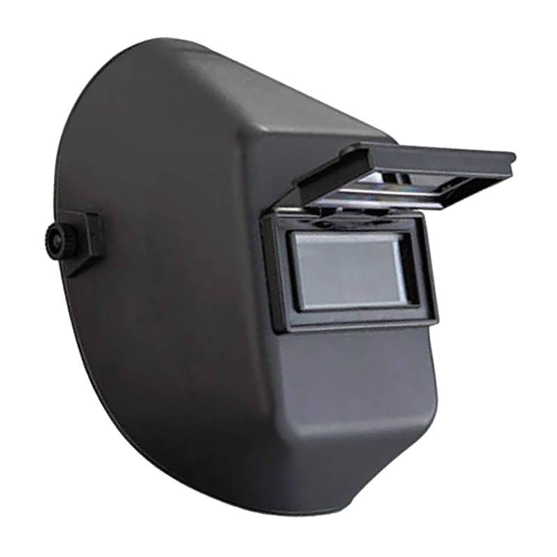 The Jackson Safety W10 Passive Lift Front Welding Helmet features a lightweight, durable washable thermoplastic shell