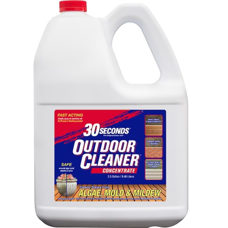 30 SECONDS 2.5-gallon Mold and mildew stain remover Concentrated Outdoor Cleaner
