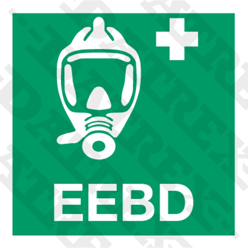 IMO LIFESAVING SIGNS EEBD – 150mm x 150mm