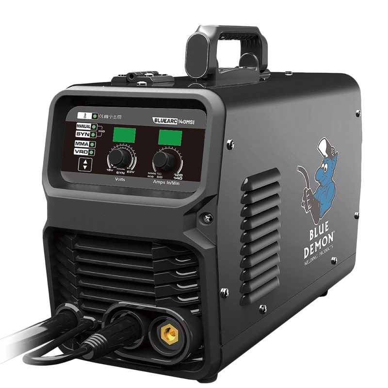 BLUEARC 140MSI, INVERTER WELDING MACHINE, MIG AND STICK CAPABLE