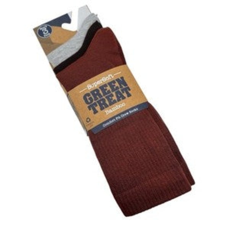 GreenTreat – Supersoft Bamboo Comfort Fit Crew Socks