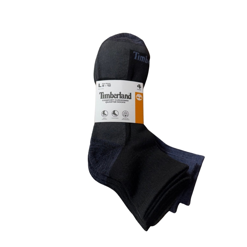 Timberland – Comfort Cushioned Quarter Socks