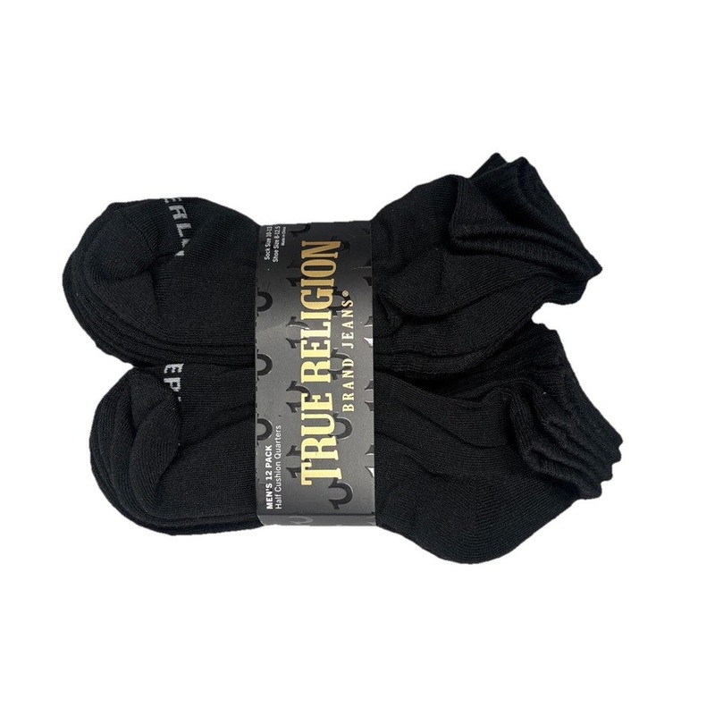 True Religion- Men’s 12 Pack Half Cushion Quarters