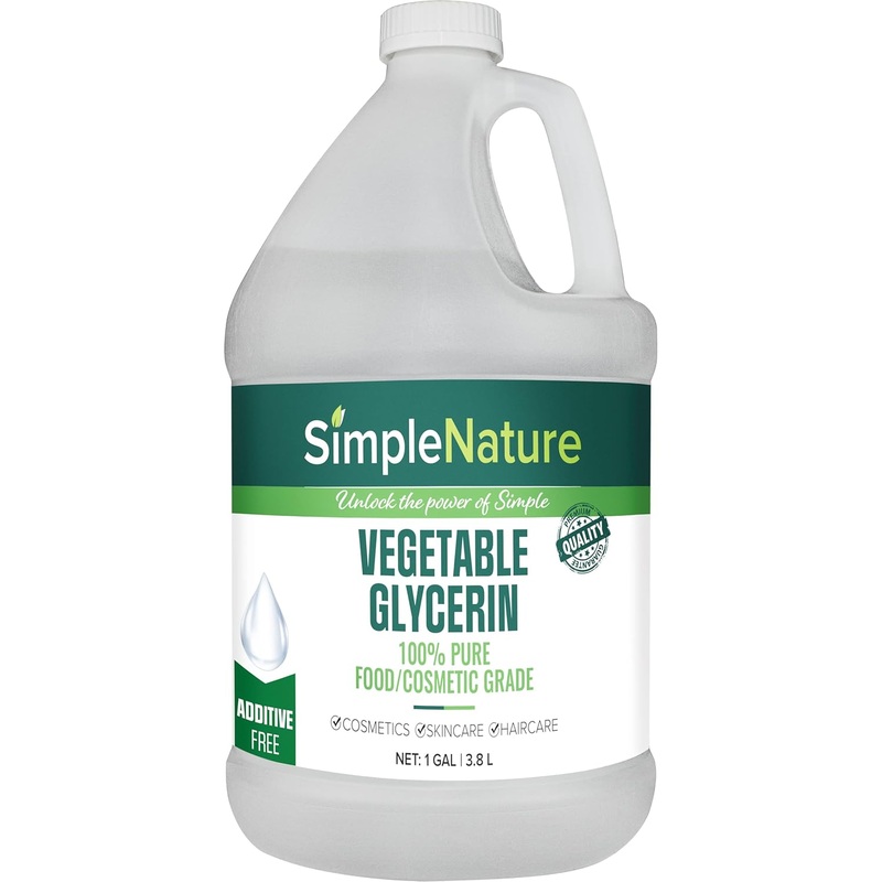 100% Pure Vegetable Glycerin – 1 Gallon (128 fl oz) – Food/Cosmetic Grade