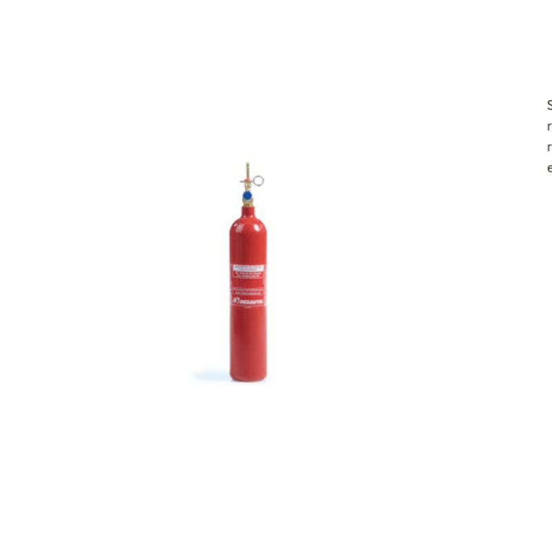 CO2 Extinguisher Cartridge 120 g for 6 kg Powder