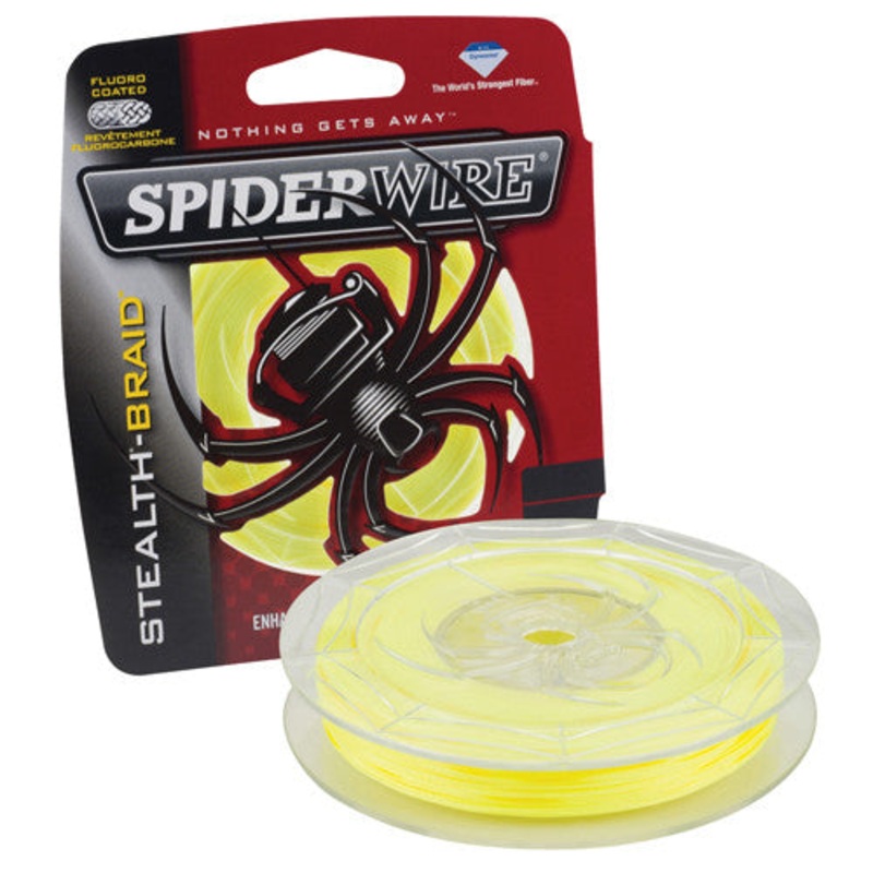 Spiderwire Stealth Braid Hi-Vis Yellow 275m