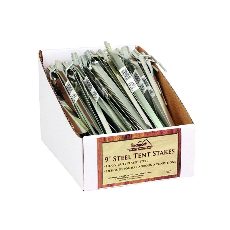 Steel Tent Pegs 23cm