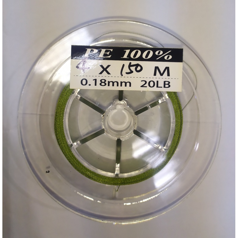 Braided Line 4x 150m – OEM Taiwan (20-30lb)