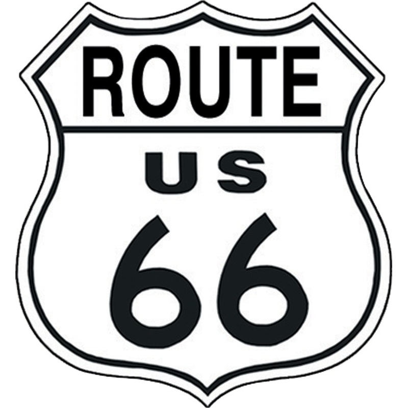 Route 66 Shield Tin Sign