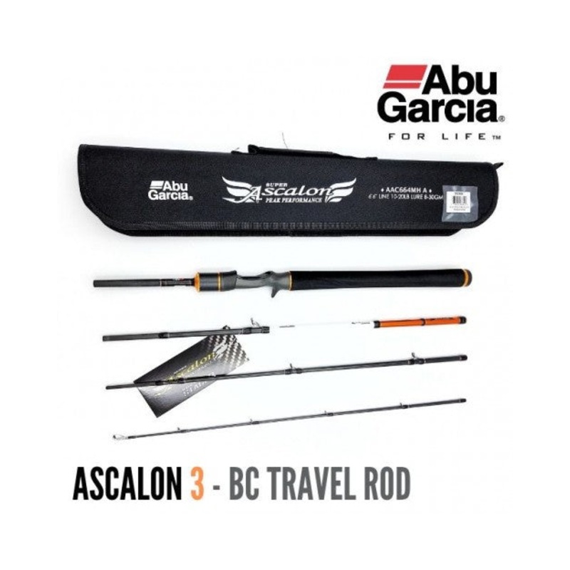 Abu Garcia Super Ascalon 3 4-PC BC Travel Rod