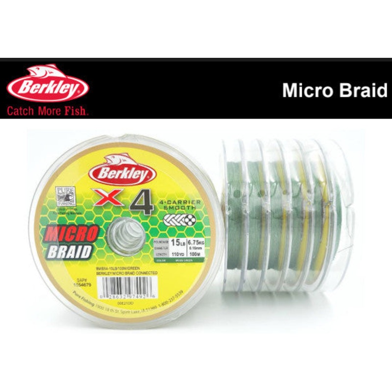Berkley Micro Braid (per 100m Connected Spool)