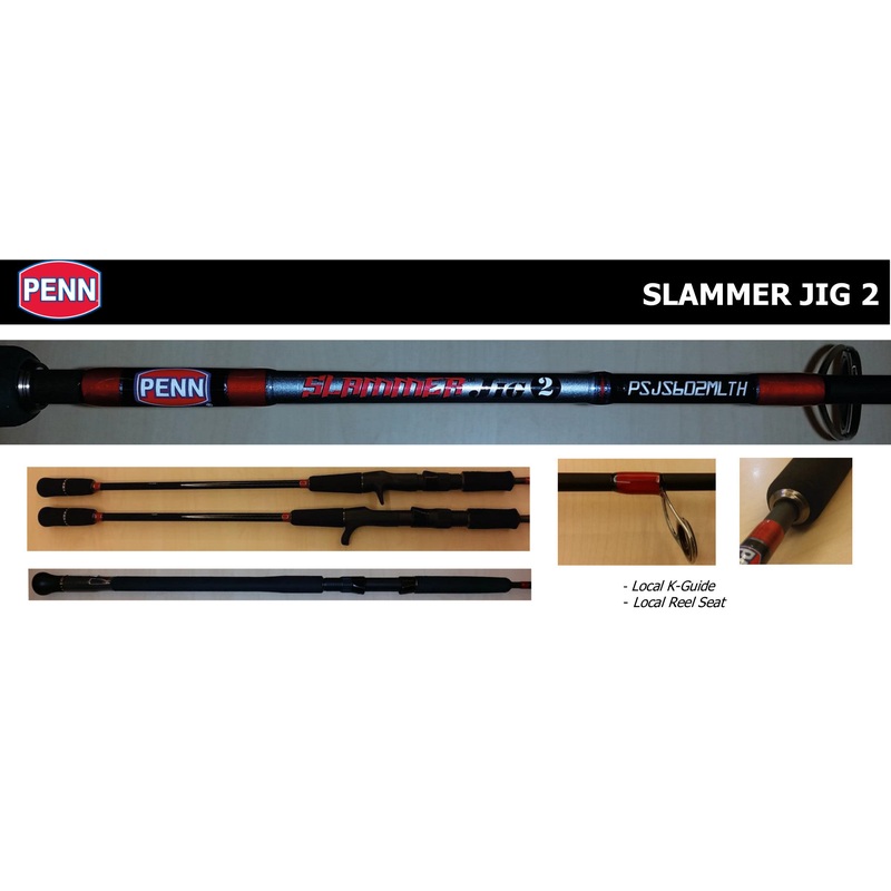 Penn Slammer Jig II Spinning Rod
