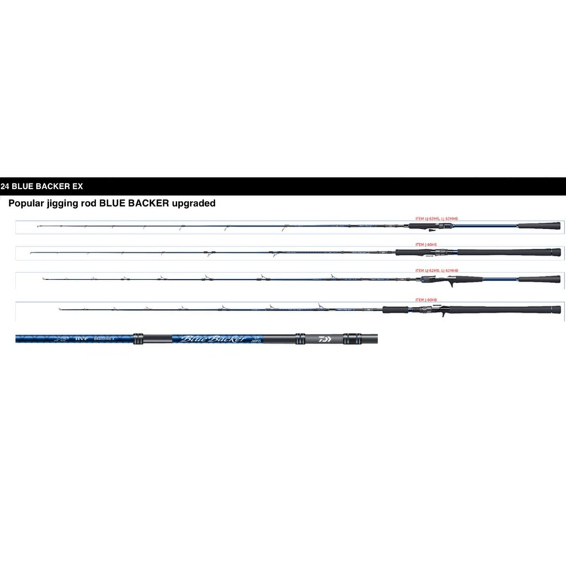 Daiwa Blue Backer EX Spinning Rods 24-Model Jigging