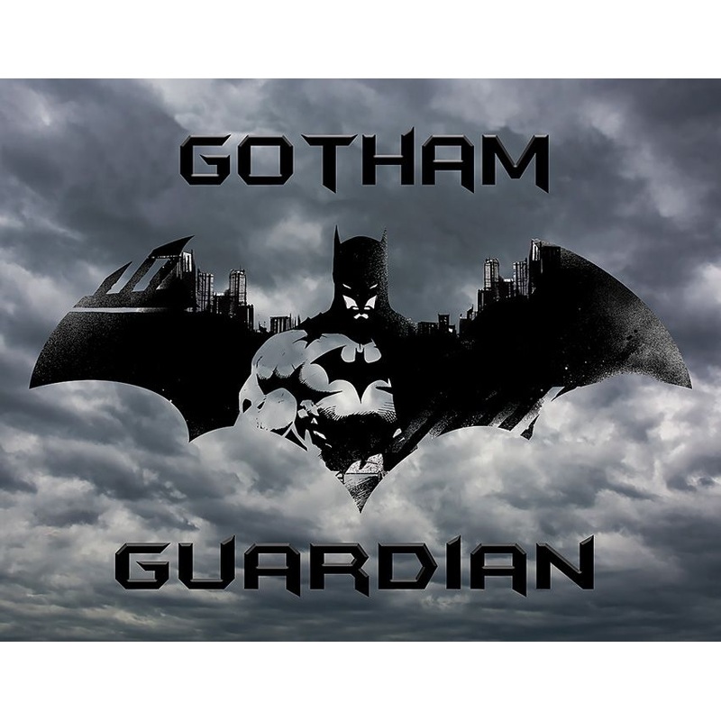 Gotham Guardian Tin Sign