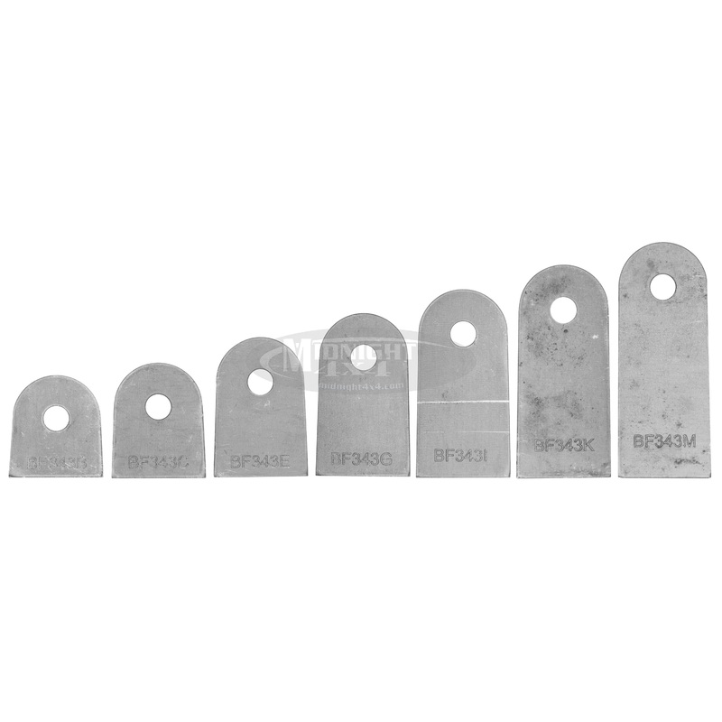 1/2 Hole Flat Bushing Tab – BF343