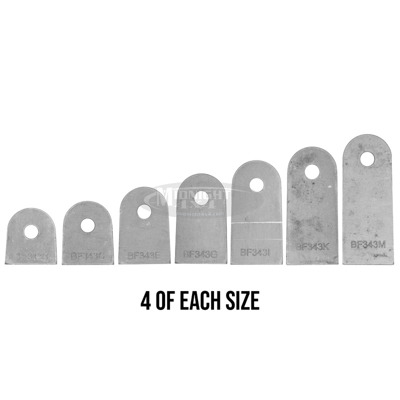 Bushing Tab Kit – 28 Pieces