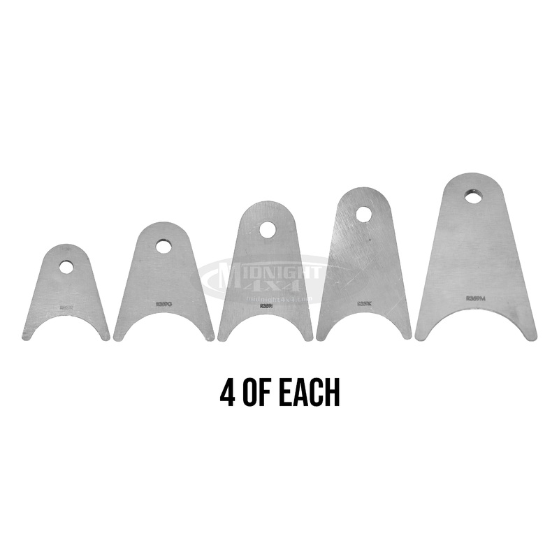 Large Radius Tab Kit – 20 Pieces
