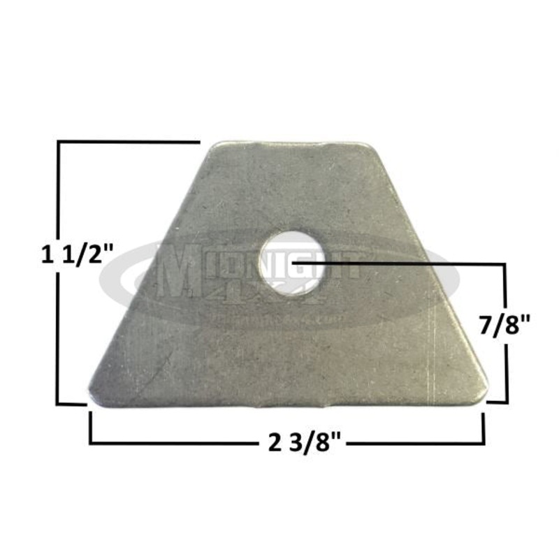 Seat Tab|3/16″ Thick x 1/2″ Hole|1/8″ Thick 1/2″ Hole