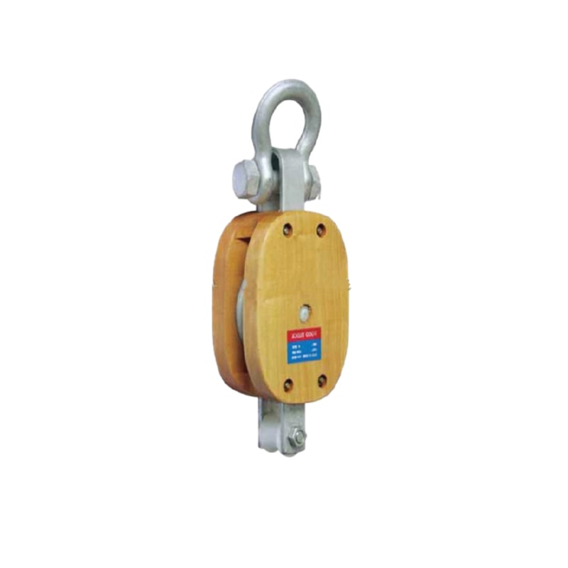 Regular Wood Block Single Wheel – Shackle Type