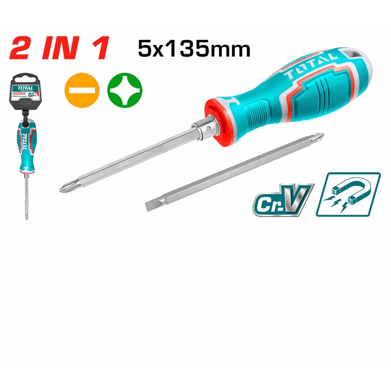 Total 2 IN 1 Screwdriver Set THT250226