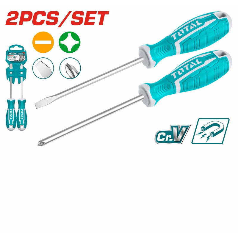 Total 2 Pcs Screwdriver Set THT250201