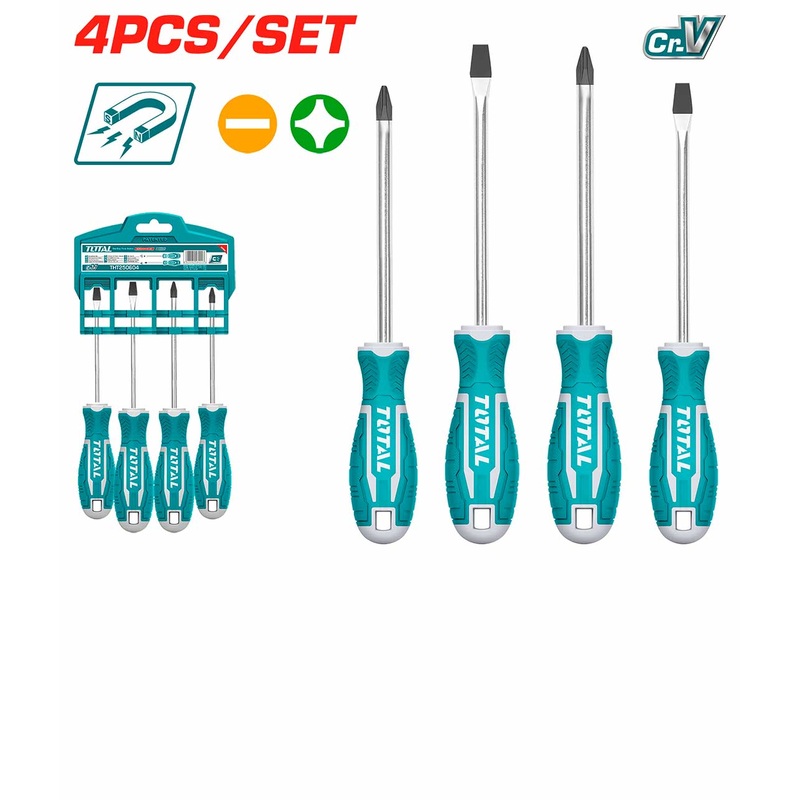 Total 4 pcs Screwdriver Set THT250604