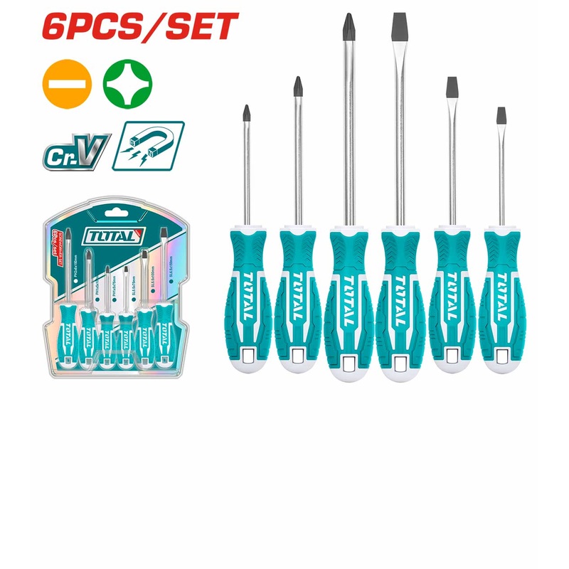 Total 6 Pcs Screwdriver Set THT250606