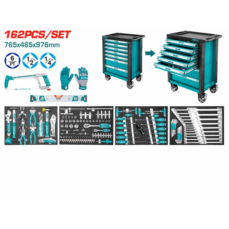 Total 162 Pcs Tools Chest Set THPTCS71621