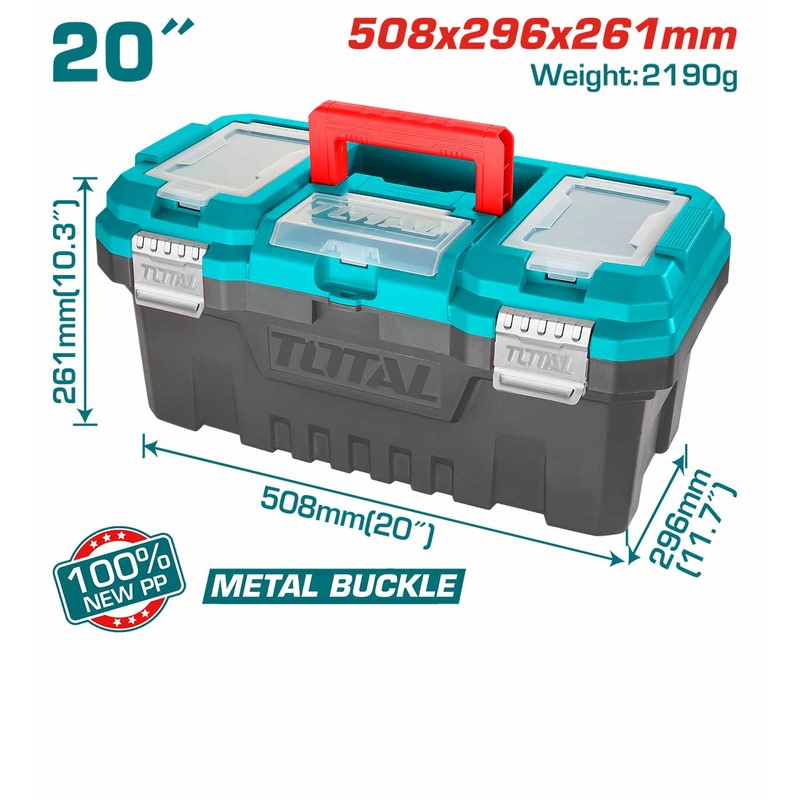 Total Plastic Tool Box TPBX0202