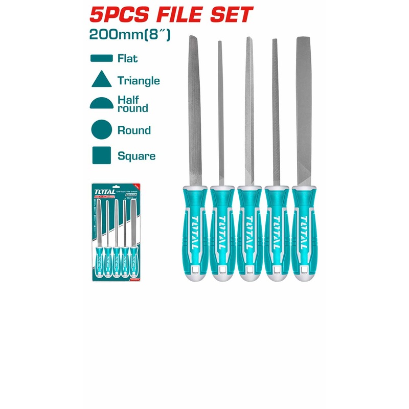 Total 5 Pcs Steel File Set THT918516