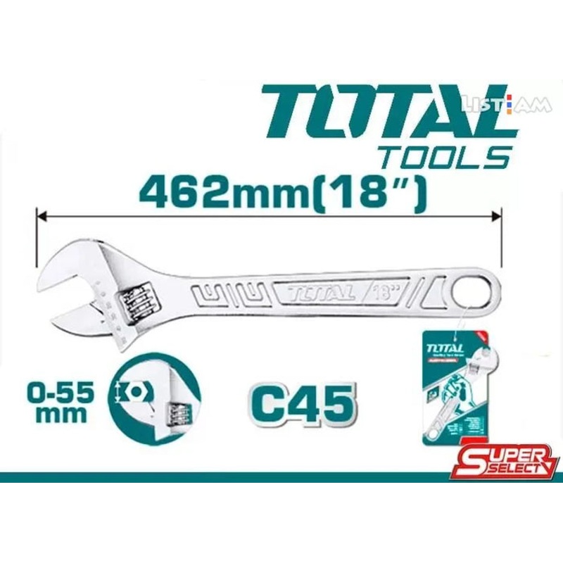 Total Adjustable Wrench THT1010183